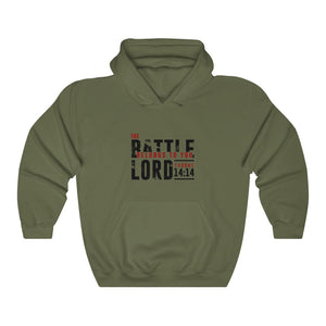 The Battle is the Lord Men's Heavy Blend™ Hooded Sweatshirt