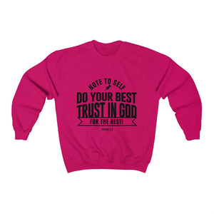 Note To Self Women's Heavy Blend™ Crewneck Sweatshirt