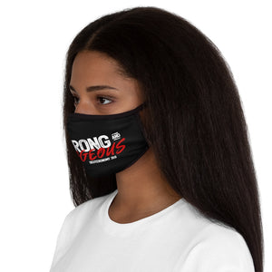 Be Strong and Courageous Fitted Polyester Face Mask