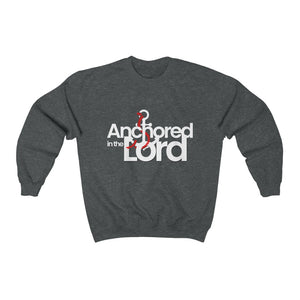 Anchored in the Lord Men's Heavy Blend™ Crewneck Sweatshirt