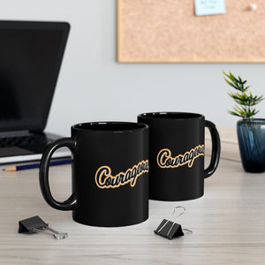 Courageous White Ceramic Mug