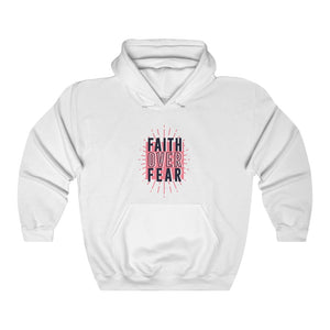 Faith over Fear Women's Heavy Blend™ Hooded Sweatshirt