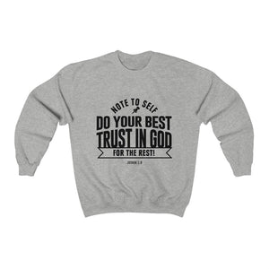 Note To Self Women's Heavy Blend™ Crewneck Sweatshirt