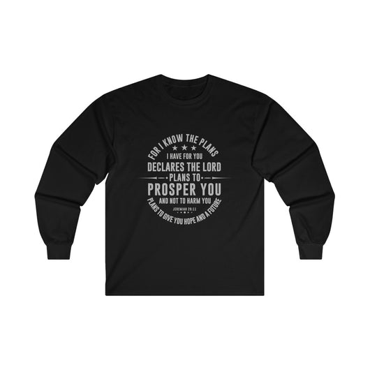 For I Know the Plans Men's Ultra Cotton Long Sleeve Tee