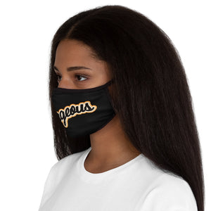 Courageous Fitted Polyester Face Mask