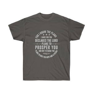 For I Know the Plans Men's Ultra Cotton Tee