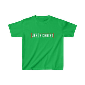 Powered by Jesus Christ Kids Heavy Cotton™ Tee