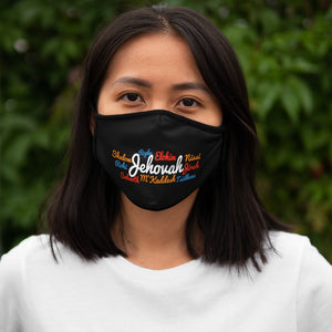 Jehovah Elohim Jireh Fitted Polyester Face Mask