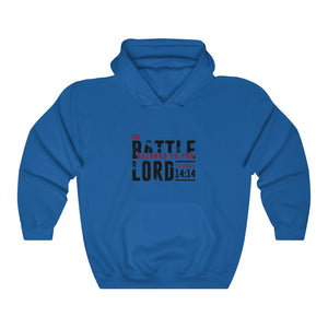 The Battle is the Lord Men's Heavy Blend™ Hooded Sweatshirt