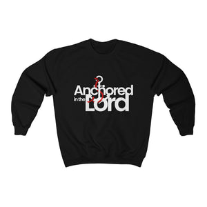 Anchored in the Lord Men's Heavy Blend™ Crewneck Sweatshirt