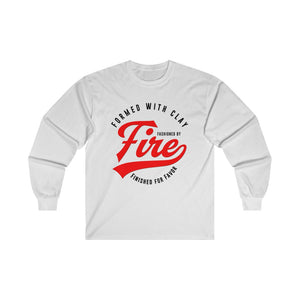 Fashioned by Fire Men's Ultra Cotton Long Sleeve Tee