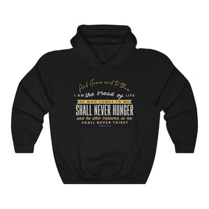 You will Never Hunger Women's  Heavy Blend™ Hooded Sweatshirt