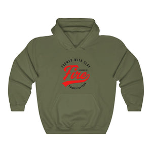 Fashioned by Fire Men's Heavy Blend™ Hooded Sweatshirt