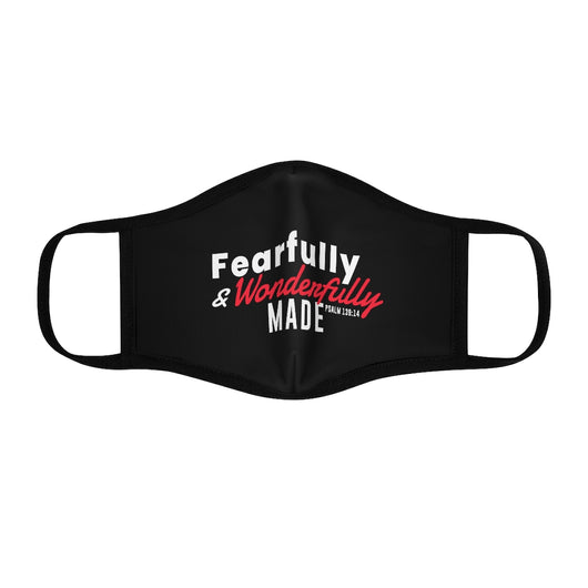 Fearfully and Wonderfully Made Fitted Polyester Face Mask