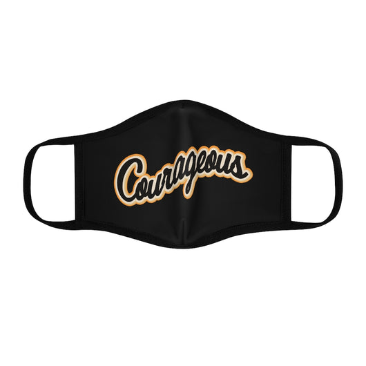 Courageous Fitted Polyester Face Mask