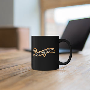 Courageous White Ceramic Mug