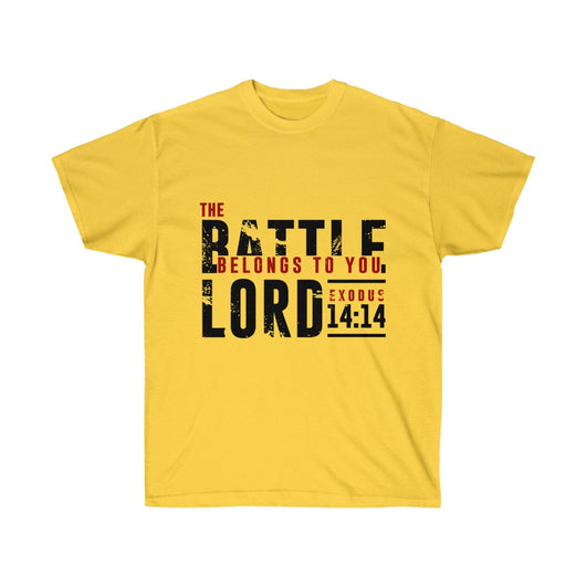 The Battle is the Lord Men's Ultra Cotton Tee