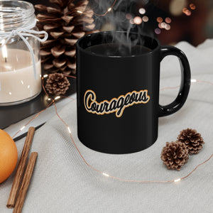 Courageous White Ceramic Mug