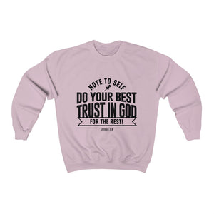 Note To Self Women's Heavy Blend™ Crewneck Sweatshirt