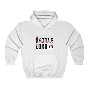 The Battle is the Lord Men's Heavy Blend™ Hooded Sweatshirt