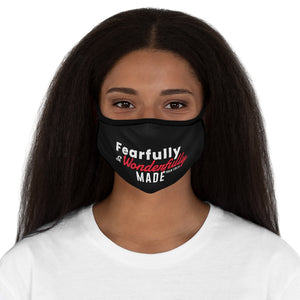 Fearfully and Wonderfully Made Fitted Polyester Face Mask