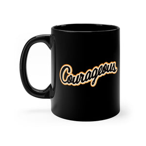 Courageous White Ceramic Mug