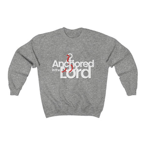 Anchored in the Lord Men's Heavy Blend™ Crewneck Sweatshirt